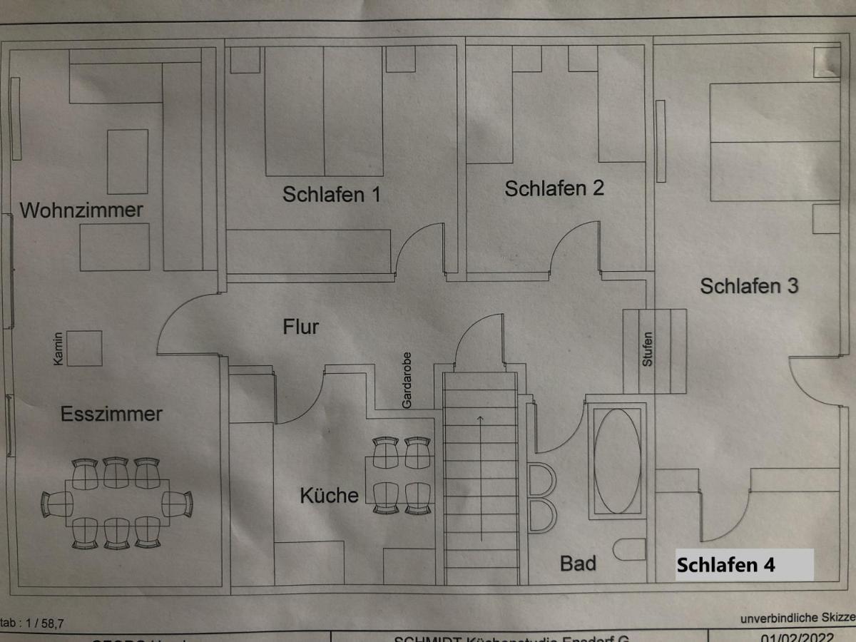 Ironico Homestay Bostalsee Ferienwohnung 100 m2 Eisen  Exterior foto